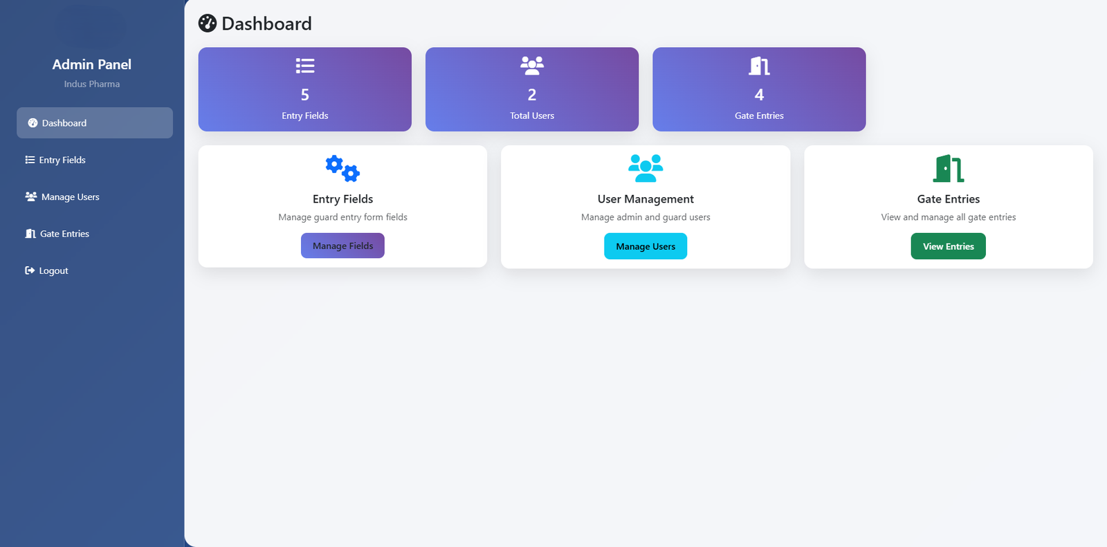 A Visitor In-Out Management System